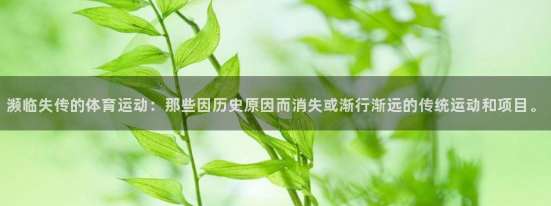 球速体育app(填写)a955 org：濒临失传的体育运动：那些因历史原因而消失或渐行渐远的传统运动和项目。